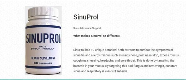Sinuprol Reviews – How does this Work?