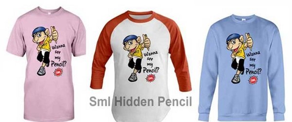Sml Merch com Hidden Pencil