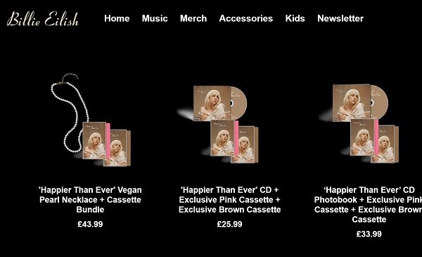 Store Billie Eilish. com Reviews What more Shop Billie Eilish has to offer?