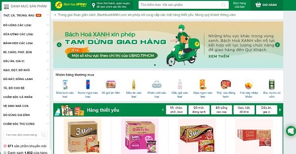 bachhoaxanh com Trong bài viết này, chúng tôi đang bao gồm trang web!