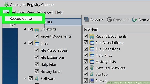 How to repair and clean the registry!