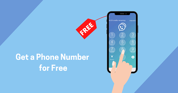 Get a free phone number.