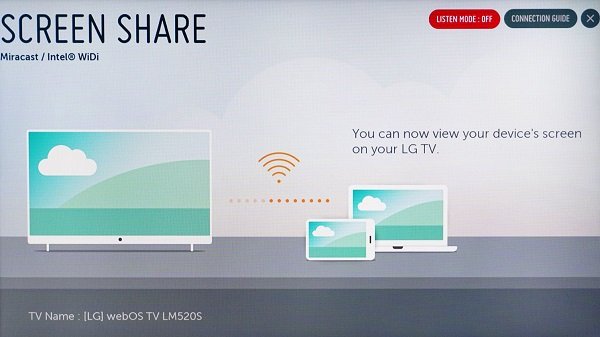How to Airplay with my phone to LG Smart TV?