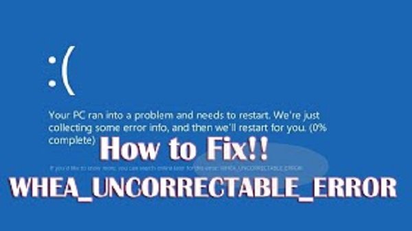 How to Fix WHEA uncorrectable error? Easy Fix.