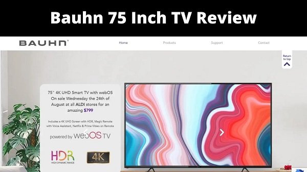 Bauhn 75 Inch TV Review (2022) Check All Details Here!