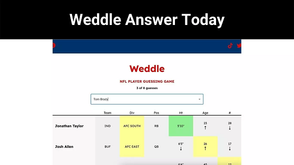 Weddle Answer Today (2022) Know Here!